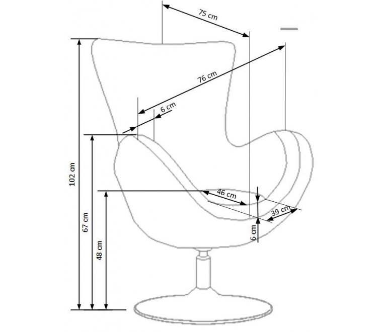 Кресло Butterfly серое Кресло Butterfly серое