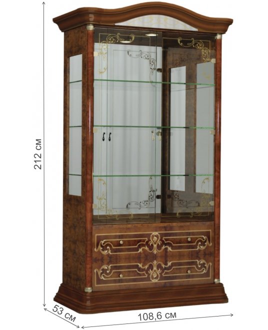 Витрина Роза 37.101 орех Витрина Роза 37.101 орех