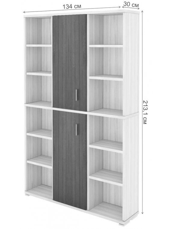 Стеллаж ПУ-40-2 В венге