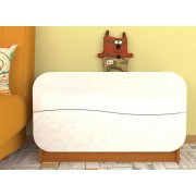 ольха / белоснежный глянец