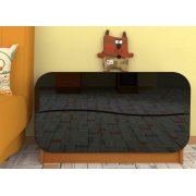 ольха / черный глянец