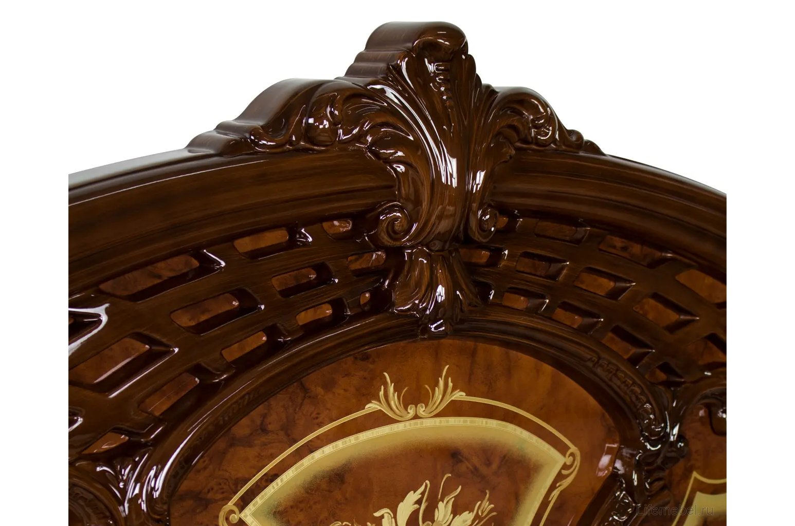 Двуспальная кровать Роза 52.903 180х200 орех