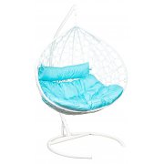 белый / бирюза яркая