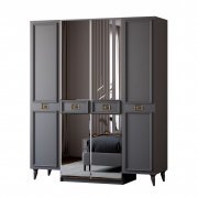 серый / золото