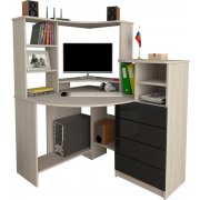 ясень шимо светлый / черный глянец