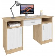 дуб сонома / белый