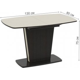 Стол на тумбе Честер тип 2