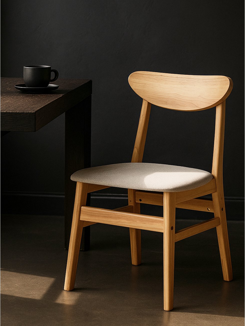 Деревянный стул Okava wood / beige