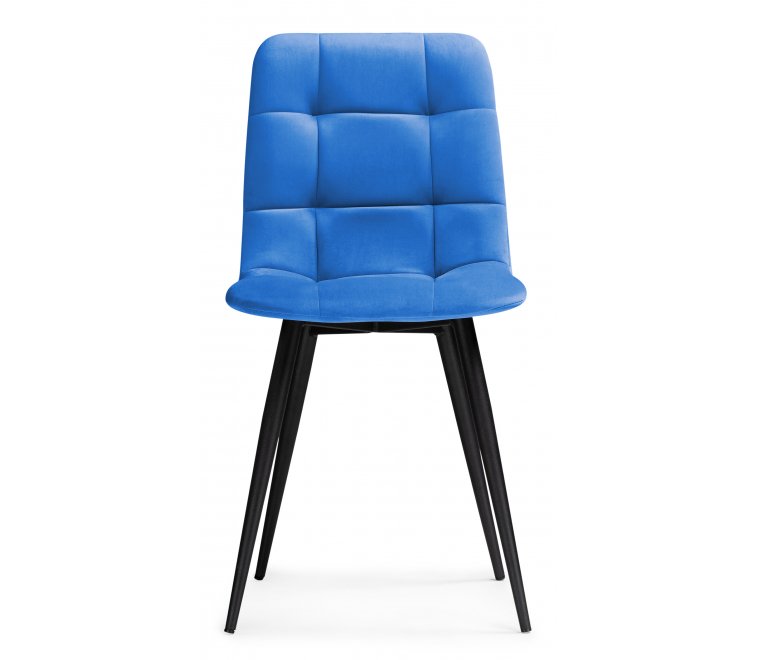 Стул на металлокаркасе Fox 01 blue / black Стул на металлокаркасе Fox 01 blue / black