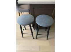 Полубарный стул Гангток крутящийся изумруд / черный матовый фото покупателя 6