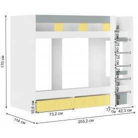 Комплект детской мебели Пакола комплектация 2