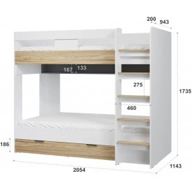 Комплект детской мебели Скайлайт комплектация 4