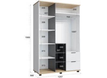 Комплект детской мебели Скайлайт комплектация 7