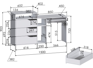 Комплект детской мебели РМ-10-2