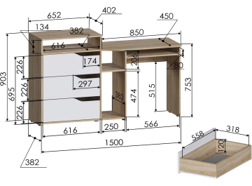 Комплект детской мебели РМ-10-2