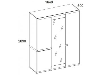 Шкаф Linate 3D/TYP 22A