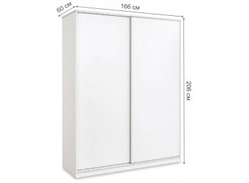 Шкаф-купе детский White