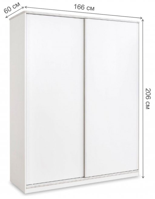 Шкаф-купе детский White белый