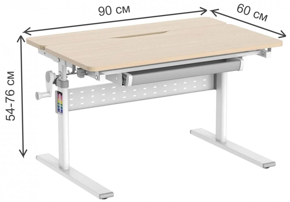 Растущая парта Фанни клен