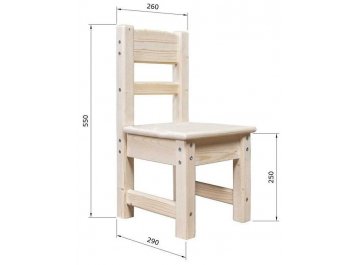 Деревянный стул Артума детский