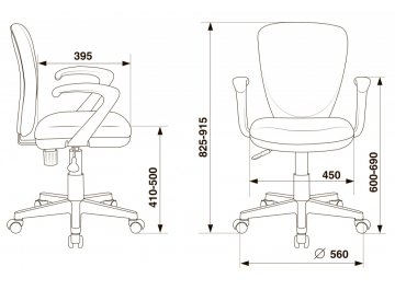 Компьютерное кресло Бюрократ KD-W10AXSN/26-22