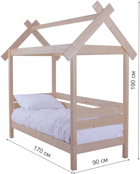 Кровать-домик Пеппи 80х160