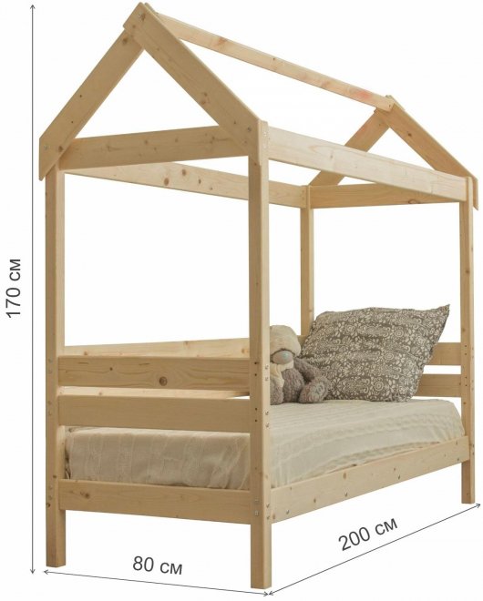 Кровать-домик Линда 70х190