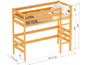 Кровать-чердак Ф3