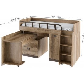 Кровать-чердак Пилигрим ТД-276.11.02