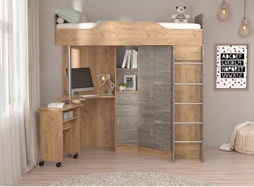 Кровать-чердак Бриз