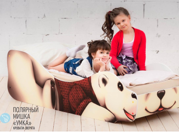 Подростковая кровать Мишка Умка