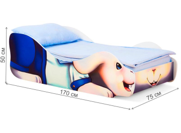 Подростковая кровать Зайчик Морячок