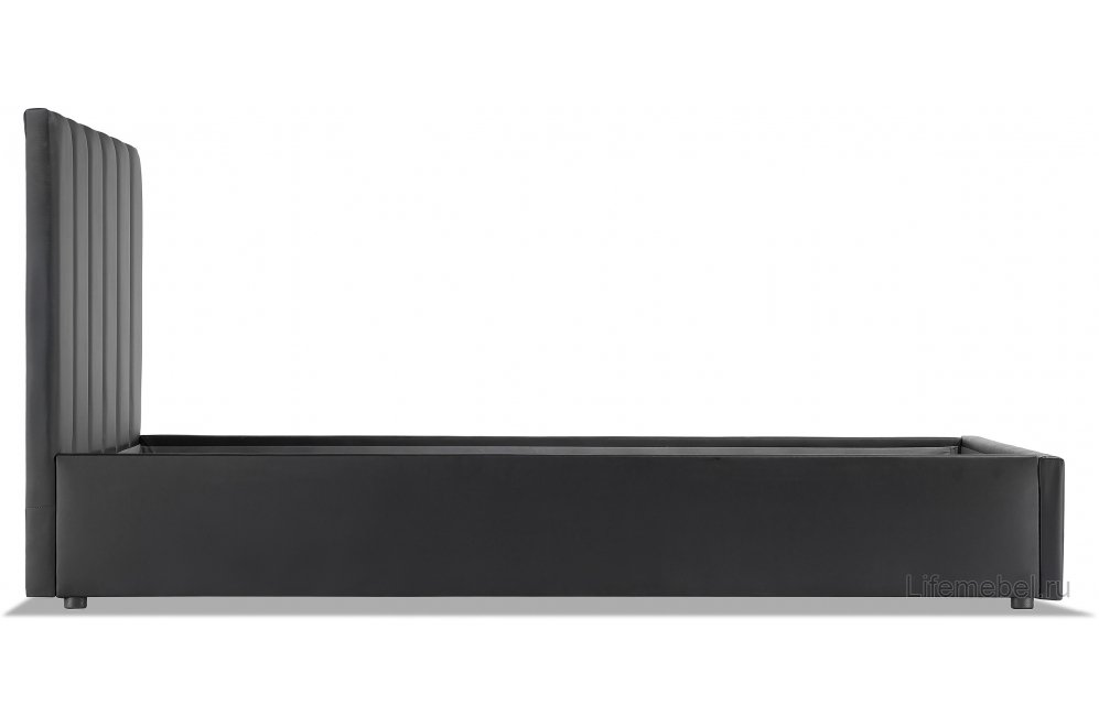 Полутораспальная кровать Афродита-3 120х200 с ПМ бирюзовый велюр bingo atlantic