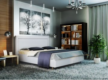 Полутораспальная кровать Афродита-8-3