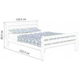 Полутораспальная кровать Аврора