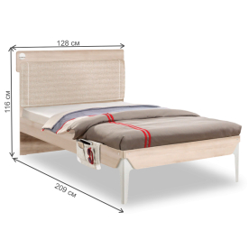 Полутораспальная кровать Line Duo