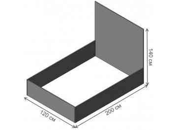Полутораспальная кровать Воаб