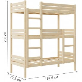 Трехъярусная кровать Офелия