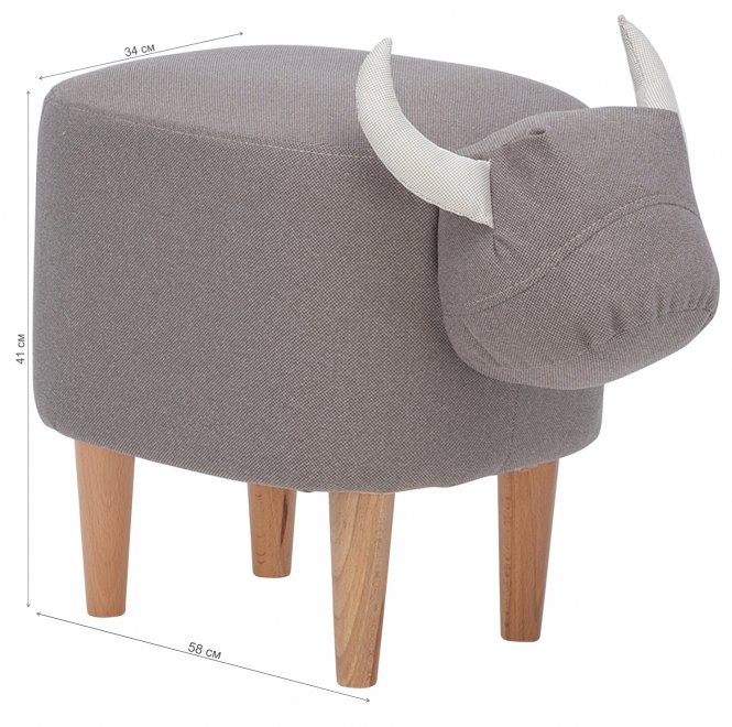 Пуф Leset Buyvol Combi ткань milos 16 / milos 02