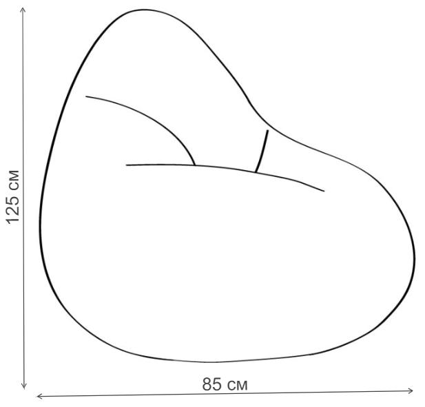 Пуф-мешок Кактус XL
