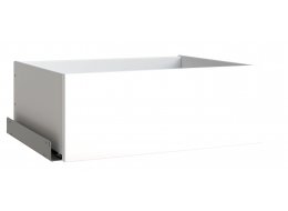 Ящик Макс выдвижной в узкий однодверный белый