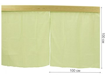 Комплект штор Зеленые