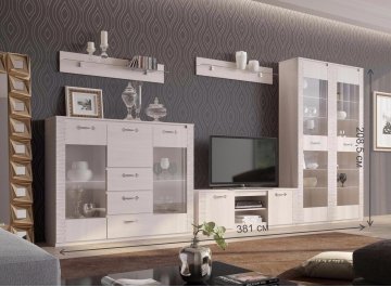 Модульная гостиная Элана комплектация 6