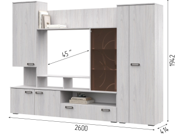 Готовая гостиная Гомес