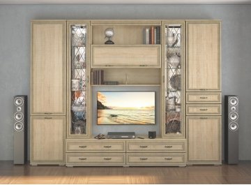 Готовая гостиная Ливорно комплектация 2