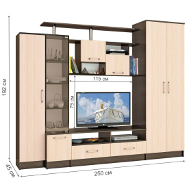 Готовая гостиная Оскар-5