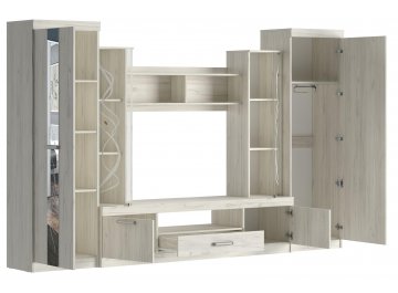 Готовая гостиная Радом-2 Б дуб крафт белый / дуб крафт белый / дуб крафт белый