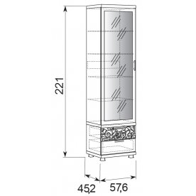 Модульная гостиная Ирис комплектация 1