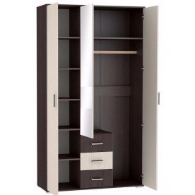 Шкаф трехдверный Рошель ШК-813 с ящиками