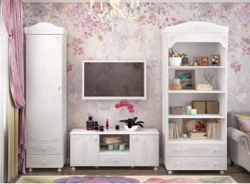 Модульная гостиная Ассоль комплектация 7